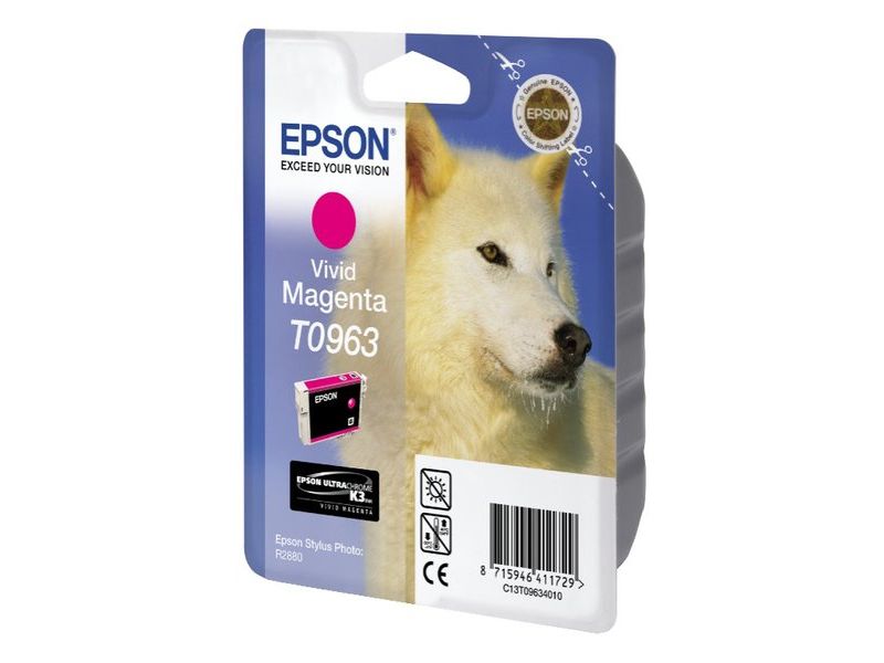 EPSON - Cartuchos ORIGINALES Inyección De Tinta T0963 Magenta (Ref.C13T09634010)