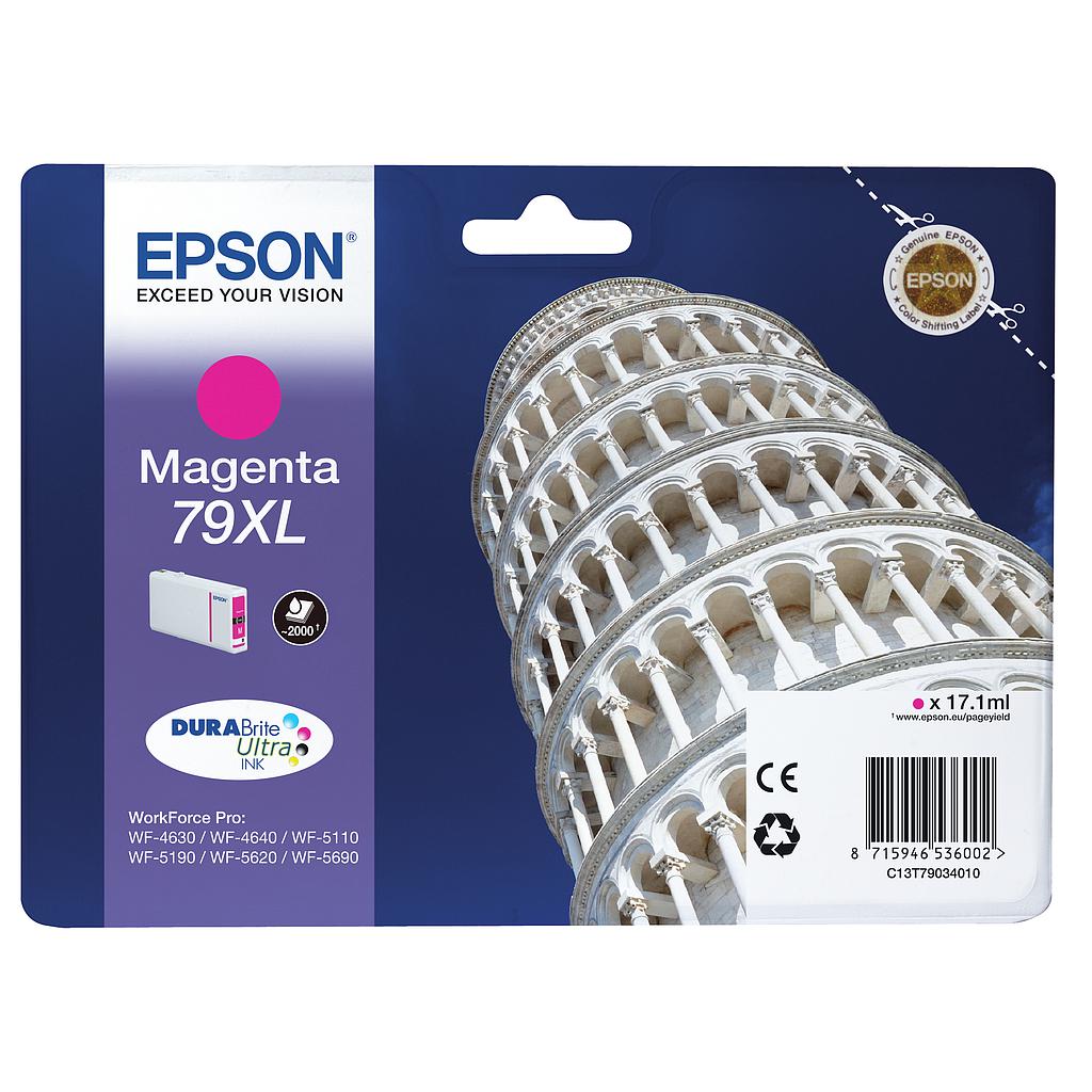 EPSON - Cartuchos ORIGINALES Inyección De Tinta 79XL DBRT UL MG (Ref.C13T79034010)