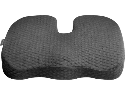 KENSINGTON - COJIN DE ASIENTO PREMIUM GEL FRIO NEGRO 7,1X45,9X36,3 CM (Ref.K55807WW)