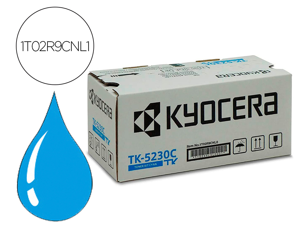 KYOCERA MITA - KYOCERA - Toner mita tk-5220c cian ecosys m5521cdw, ecosys m5521cdn 1200 pag (Ref. 1T02R9CNL1)