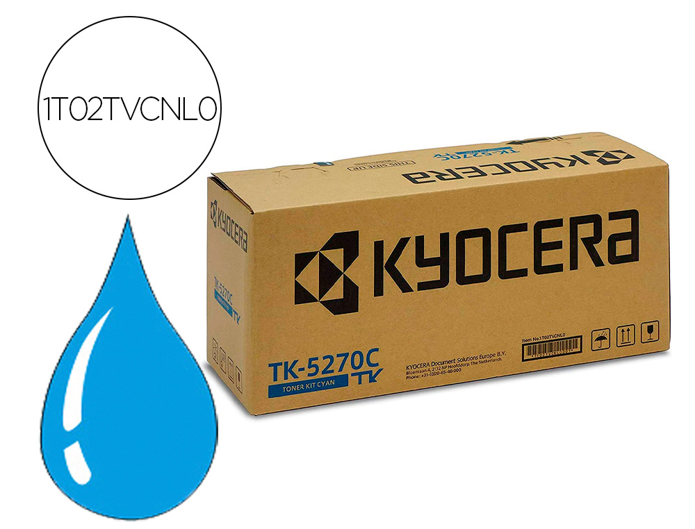 KYOCERA MITA - KYOCERA - Toner tk5270c cian para ecosys m6230 / 6630cidn (Ref. 1T02TVCNL0)