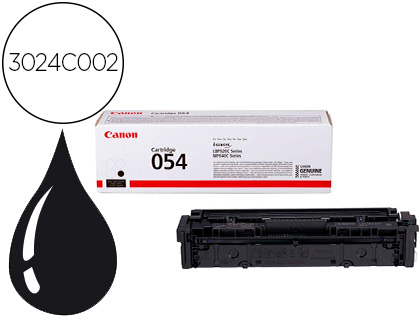 CANON - Toner 054 lbp622 / mf641 / i-sensys lbp621 / 623 / 641 / 643 / 645 / 622 negro 1500 paginas (Ref. 3024C002)