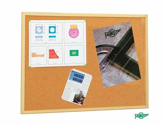 FAIBO - TABLERO CORCHO LIGERO MARCO PINO 80x120 cm (Ref.607-5)