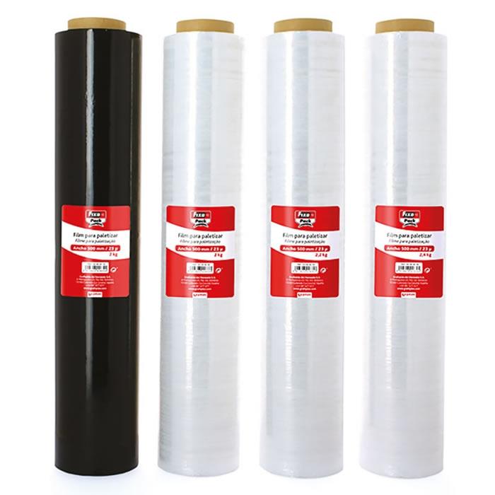 FIXO - FILM de PALETIZAR ROLLO 23µ 0,5 mts. x 2 Kg NEGRO (Ref.50069110)