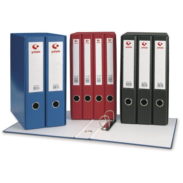 GRAFOPLÁS - MODULO ARCHIVADORES palanca GRAFCOLOR 2 uds.Fº 75mm AZUL (Ref.7279230)