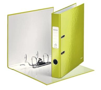 LEITZ - ARCHIVADOR palanca WOW A4 180º 50mm VERDE METALIZADO (Ref.10060154)