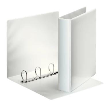 ESSELTE - CARPETA CANGURO PVC BASICA A4 4 an.MIXTAS 40mm BLANCO (Ref.49704)