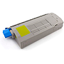 HP - Toner oki laser 46443101 c833 / c843 amarillo 10000 paginas (Ref. 46443101)