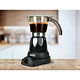 JOCCA - Cafetera italiana electrica capacidad 6 tazas jarra transparente sin cables 220-240v color negro (Ref. 5449N)