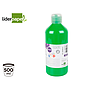 LIDERPAPEL - Pintura dedos botella de 500 ml verde (Ref. DD05)