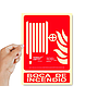 ARCHIVO 2000 - Pictograma boca de incendio pvc rojo luminiscente 210x300 mm (Ref. 6171-03H RJ)