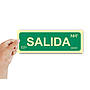 ARCHIVO 2000 - Pictograma salida pvc verde luminiscente 300x105 mm pack de 2 unidades (Ref. 6170-06H VE)