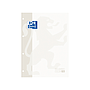 OXFORD - Recambio color din A4 80 hojas cuadro 5 mm 4 taladros blanco (Ref. 400121559)