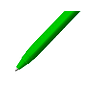 Q-CONNECT - Boligrafo retractil kf14625 biodegradable verde tinta azul (Ref. KF14625)