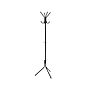 Q-CONNECT - Perchero metalico negro 8 colgadores 173x51 cm (Ref. KF17116)