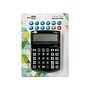 LIDERPAPEL - CALCULADORA SOBREMESA 12 DIGITOS SOLAR Y PILAS COLOR NEGRO 175X120X30mm - 40% RECICLADA (Ref.XF40)