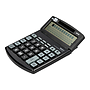 LIDERPAPEL - CALCULADORA SOBREMESA 12 DIGITOS SOLAR Y PILAS COLOR NEGRO 175X120X30mm - 40% RECICLADA (Ref.XF40)