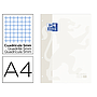 OXFORD - Recambio color din A4 80 hojas cuadro 5 mm 4 taladros blanco (Ref. 400121559)