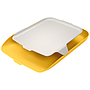 LEITZ - Bandeja organizadora plastico cosy amarillo 274x62x391mm (Ref. 52590019)