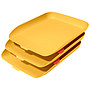 LEITZ - Bandeja sobremesa plastico cosy set de 3 unidades amarillo 274x120x456 mm (Ref. 53582019)