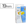 RAPESCO - Pinza metalica reversible 19 mm sonrisas colores surtidos cajita de 80 unidades (Ref. 1428)