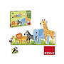 GOULA - Puzzle xxl decreciente selva 16 piezas (Ref. 53426)