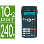 MILAN - Calculadora cientifica m240 black 2 lineas 240 funciones 10+2 digitos color negra con tapa color gris (Ref. 159110KBL)