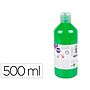 LIDERPAPEL - Pintura dedos botella de 500 ml verde (Ref. DD05)