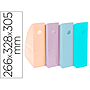 EXACOMPTA - Revistero aquarel mag-cube set de 4 unidades colores pastel 266x328x305 mm (Ref. 18296SETD)