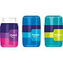 MAPED - Sacapuntas/Afilalapices plastico connect plastico 2 uso con goma colores surtidos (Ref. 049221)